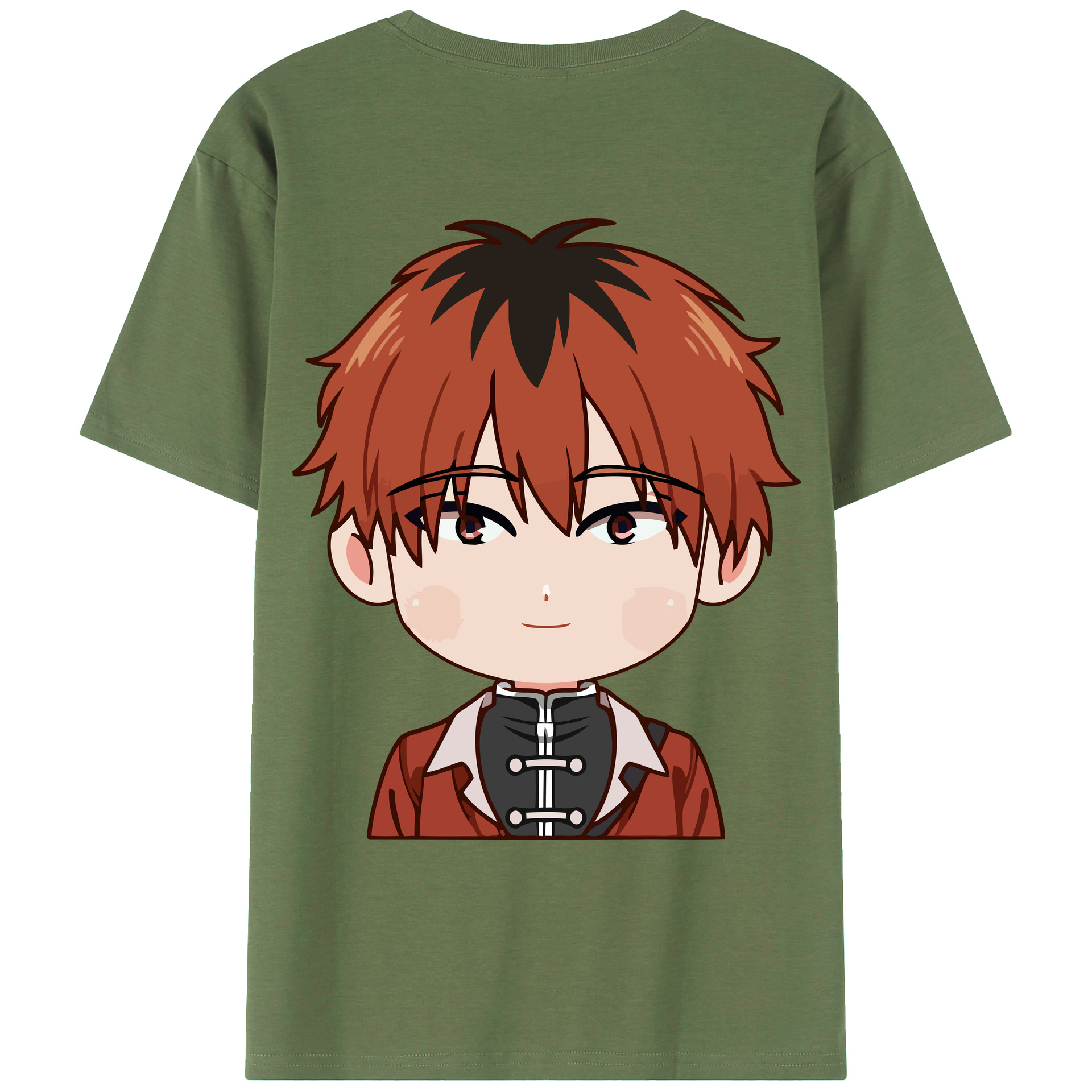 （画像用） 葬送のフリーレン Frieren 綿100％ メンズ半袖Tシャツ（バックプリント） 通気性